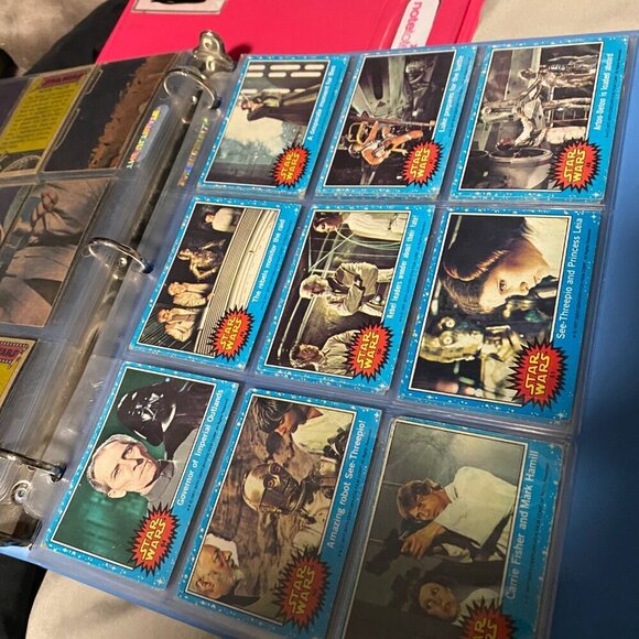 Vintage 1977 Star Wars Trading Cards Series 1 Blue COMPLETE SET 1-66 - Picture 9 of 16